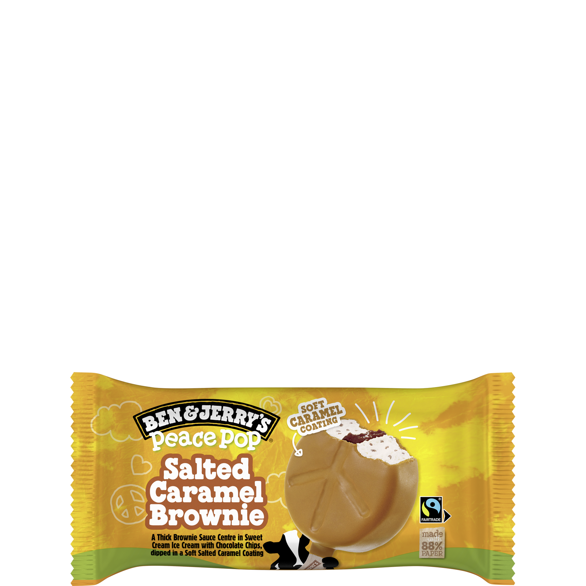 Salted Caramel Brownie Peace Pop - Bar