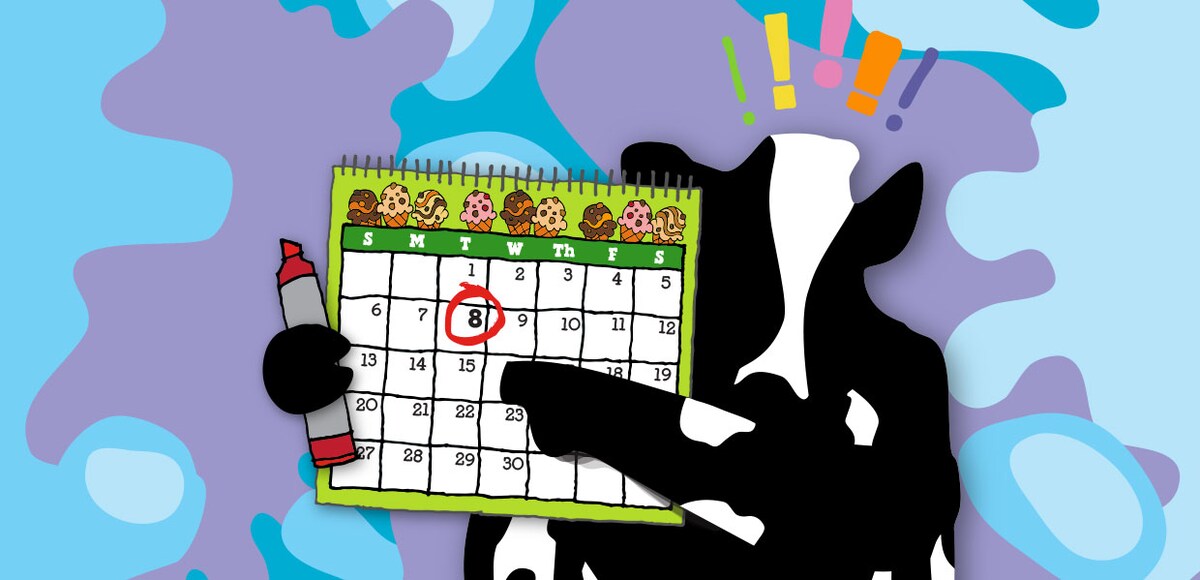 Free Cone Day calendar